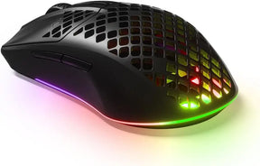 SteelSeries Aerox 3 Wireless Onyx 6-Button 68g Gaming Mouse - 180 Hours Lag-Free - Fast-Charging 15mins > 40 - IP54