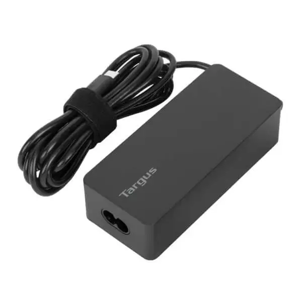 Targus 65W USB-C Charger Delivery Charge Tablet Mobile Phone Built-in Supply Protection 1.8M Cable 2yrs wty