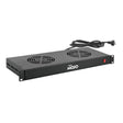 Tecmojo 1U Server Rack Mount Cooling Fans System Exhaust Airflow with 2 for 19 inch Cabinet Home Theater