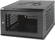 Tecmojo 6RU Wall Mount Network Cabinet Data Server Rack Enclosure with Lockable Mesh Door and Side Panels 50 kg /110