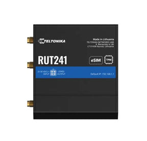 Teltonika RUT241 eSIM™ Industrial 4G Router,Global Version Instant LTE Failover Compact and Powerful Router/Firewall