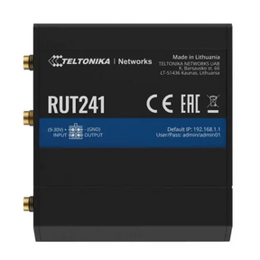 Teltonika RUT241 - Instant LTE Failover | Compact and Powerful Industrial 4G Router/Firewall - Includes WiFi - Internet