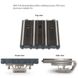Thermalright AXP120-X67 Low Profile CPU Air Cooler with Quite 120mm TL-C12015 PWM Fan 6 Heat Pipes Heatsink Cooling