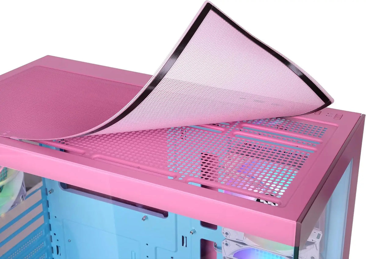Thermaltake View 270 Plus TG ARGB Mid Tower Chassis; 3x120mm Lite Fans Included; 360mm Radiator Support; 420mm GPU