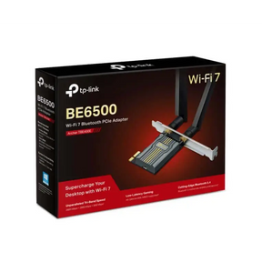 TP-Link Archer TBE400E BE6500 Wi-Fi 7 Bluetooth 5.4 PCIe Adapter 6GHz@2882 Mbps 5GHz@2882 2.4GHz@688 (wifi7) (NIC)
