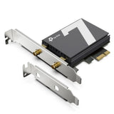 TP-Link Archer TBE550E BE9300 Wi-Fi 7 Bluetooth 5.4 PCIe Adapter 6GHz@5760 Mbps 5GHz@2880 2.4GHz@688 (wifi7) (NIC)