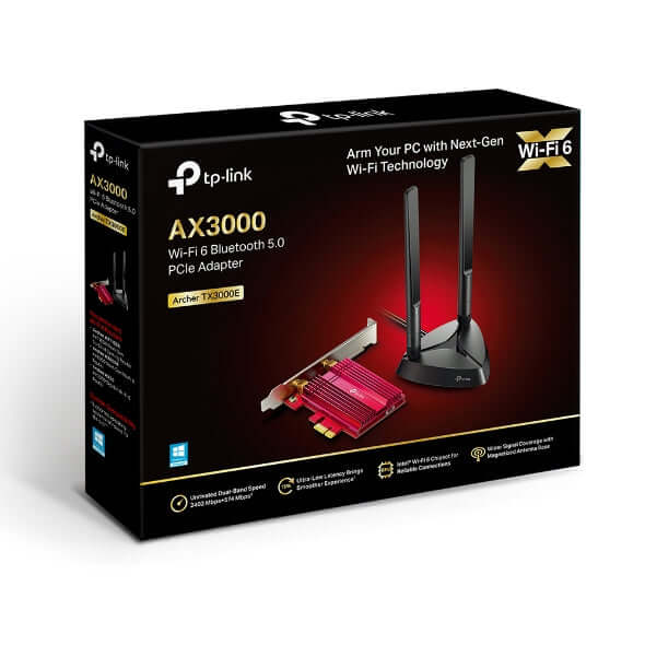 TP-Link Archer TX3000E AX3000 Wi-Fi 6 (802.11ax) Bluetooth 5.0 PCI-e Adapter (WiFi6)