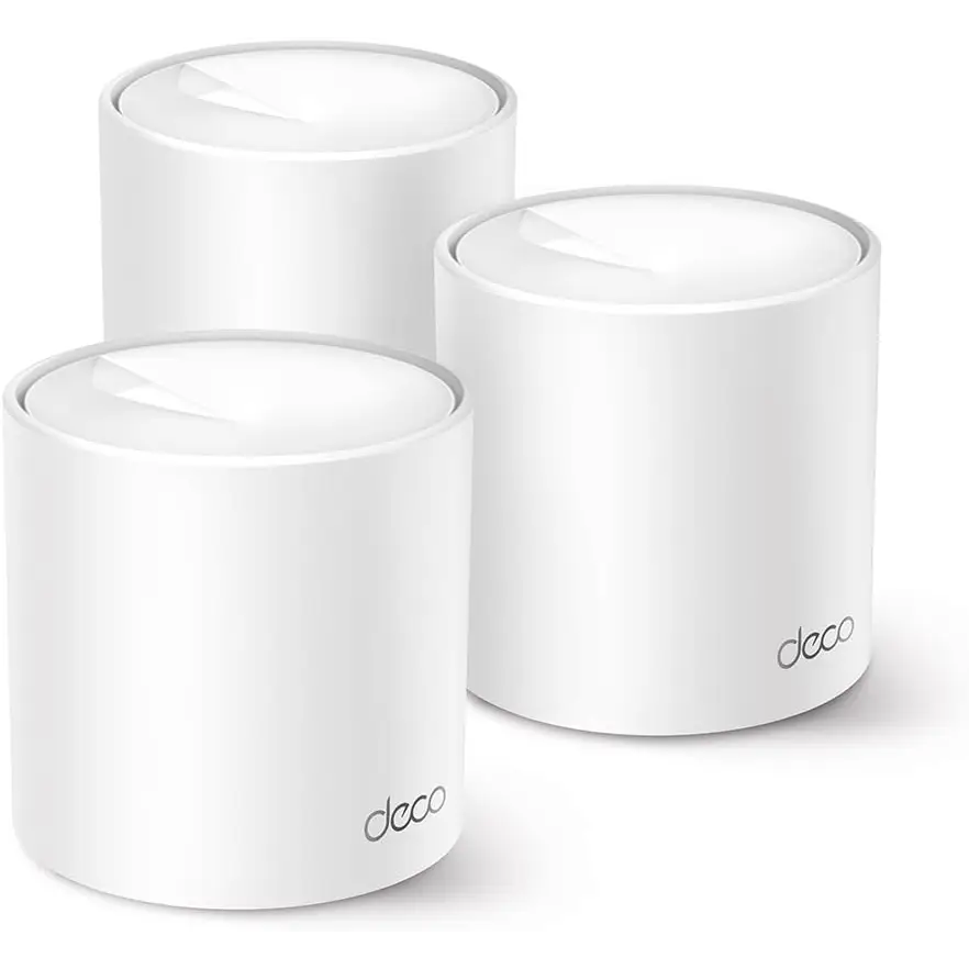 TP-Link Deco AX3000 Whole Home Mesh WiFi 6 Unit Smart 2 x 2.5Gbps Ports AI-Driven 160MHz Up to 600 Sqm HomeShield