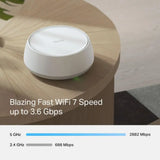 TP-Link Deco BE22 2 PACK BE3600 Whole Home Mesh Wi-Fi 7 System Gigabit Router 4K