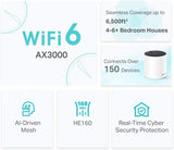 TP-Link Deco X55(3-Pack) AX3000 Dual Band Wi-Fi 6 Mesh 160 MHz WPA3
