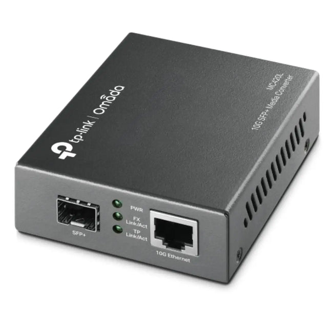 TP-Link MC420L Omada 10G Multi-Gigabit SFP Media Converter 1× 1G/2.5G/5G/10Gbps Auto-Negotiation RJ45 ports supporting