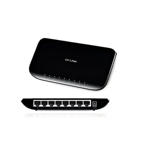 TP-Link TL-SG1008D 8-Port Gigabit Unmanaged Switch Desktop Wall-Mounting Plastic Case Fanless Supports MAC address