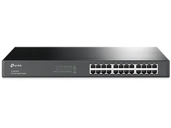 TP-Link TL-SG1024 24-Port Gigabit Rackmount Unmanaged Switch energy-efficient Supports MAC Plug & play 48Gbps Switching