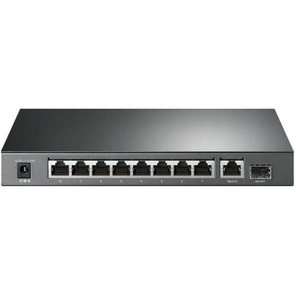 TP-Link TL-SG1210P 10-Port Gigabit Desktop Switch with 8-Port PoE+ IGMP Snooping 1 Gigabit SFP Slot, Fanless