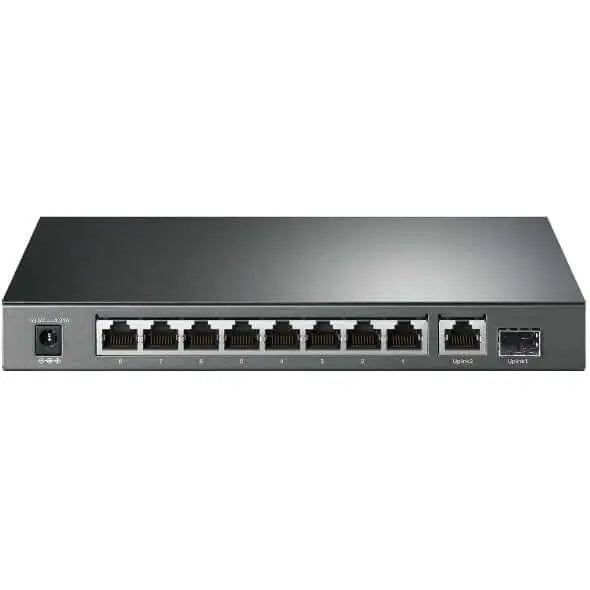TP-Link TL-SG1210P 10-Port Gigabit Desktop Switch with 8-Port PoE+ IGMP Snooping 1 SFP Slot Fanless