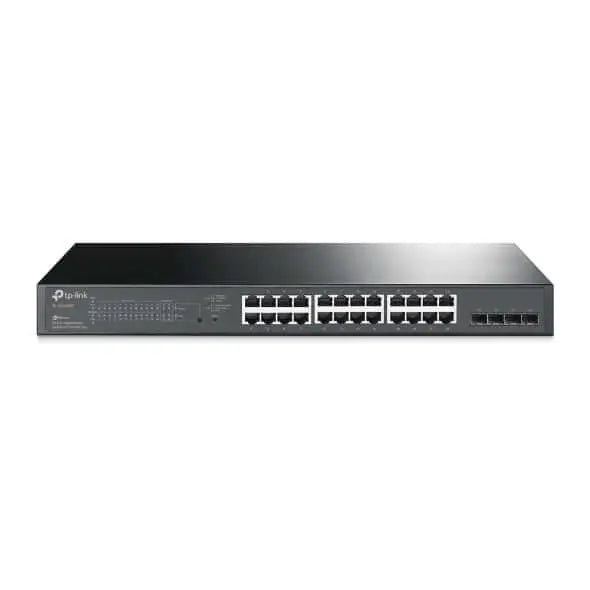 TP-Link TL-SG2428P JetStream 28-Port Gigabit Smart Switch 24-Port PoE+ 4 SFP Omada SDN 802.1p CoS/DSCP QOS Rack