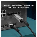 TP-Link TL-SM5220-1M 1 Meter 10G SFP+ Direct Attach Cable Drives 10 Gigabit Ethernet Connector on Both Sides (Replaces
