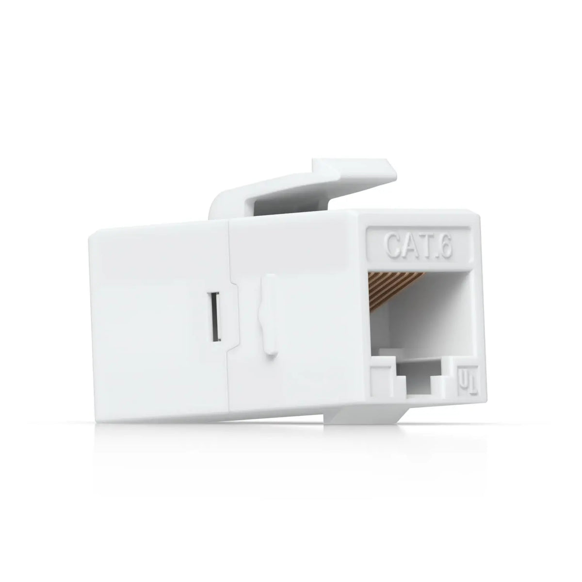 Ubiquiti Cat6 Keystone Coupler 12-Pack White Pass-Through For Connecting Pre-Terminated Ethernet Cables Seamlessly