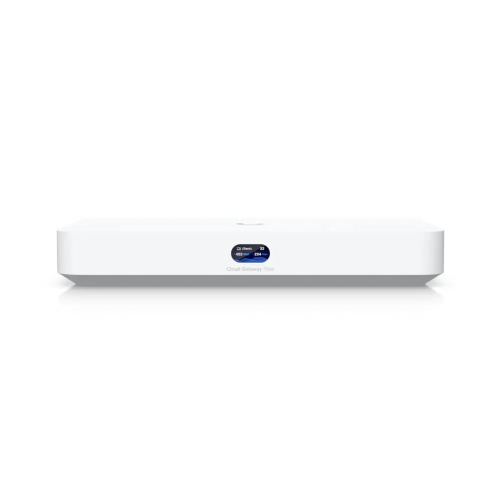Ubiquiti Cloud Gateway Fiber,UCG-Fiber Desktop 10G Gateway,Integrated PoE Switch,Selectable NVR Storage,Full UniFi