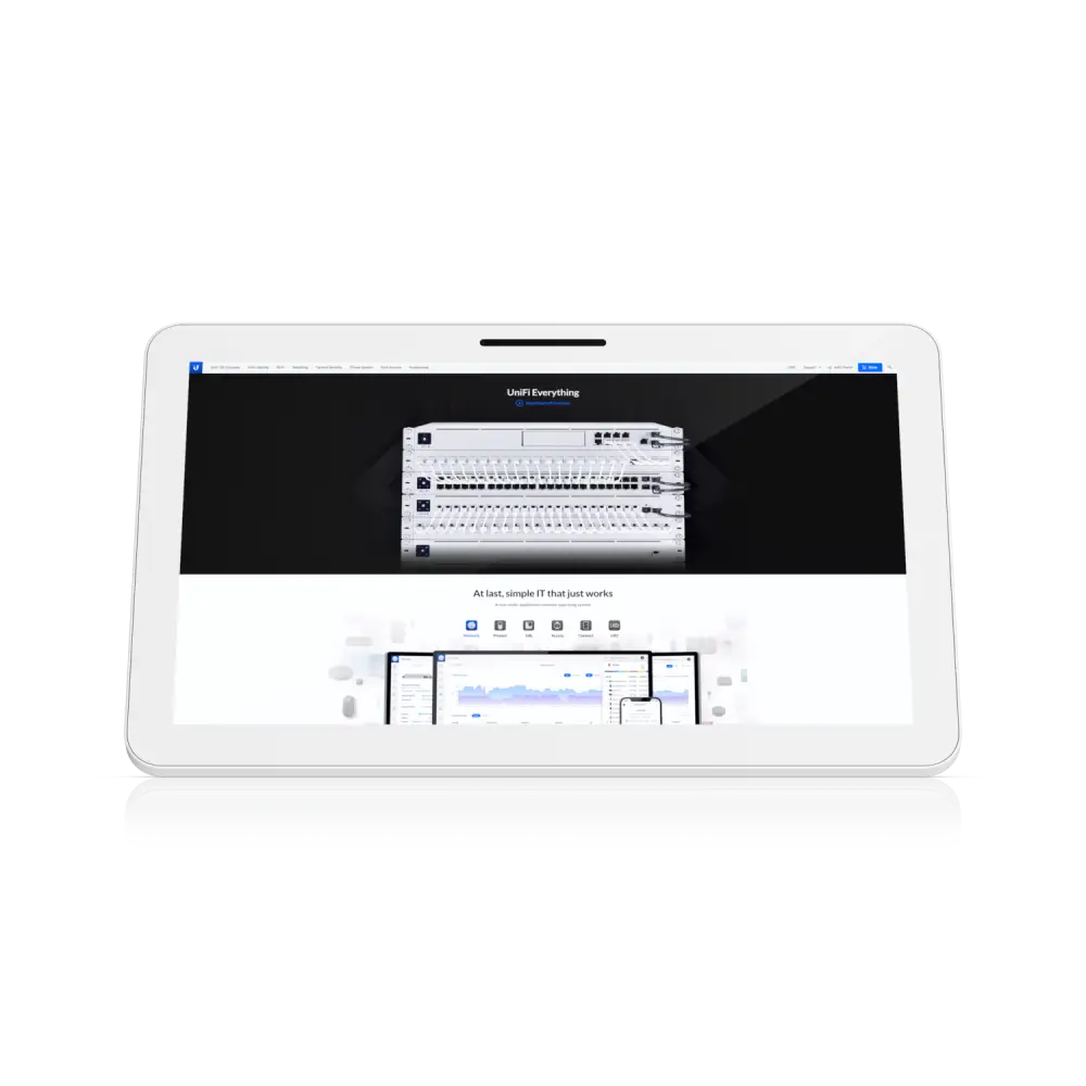 Ubiquiti Connect Display 21.5’’ Full HD PoE++ Touchscreen Designed for UniFi in Multiple Mounting Options