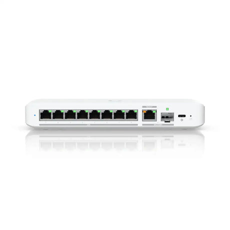 Ubiquiti Flex 2.5G Flexible 8-port 2.5 GbE Switch,10 RJ45/SFP+ Combination Uplink Port Powered With USB-C /PoE+ adapter