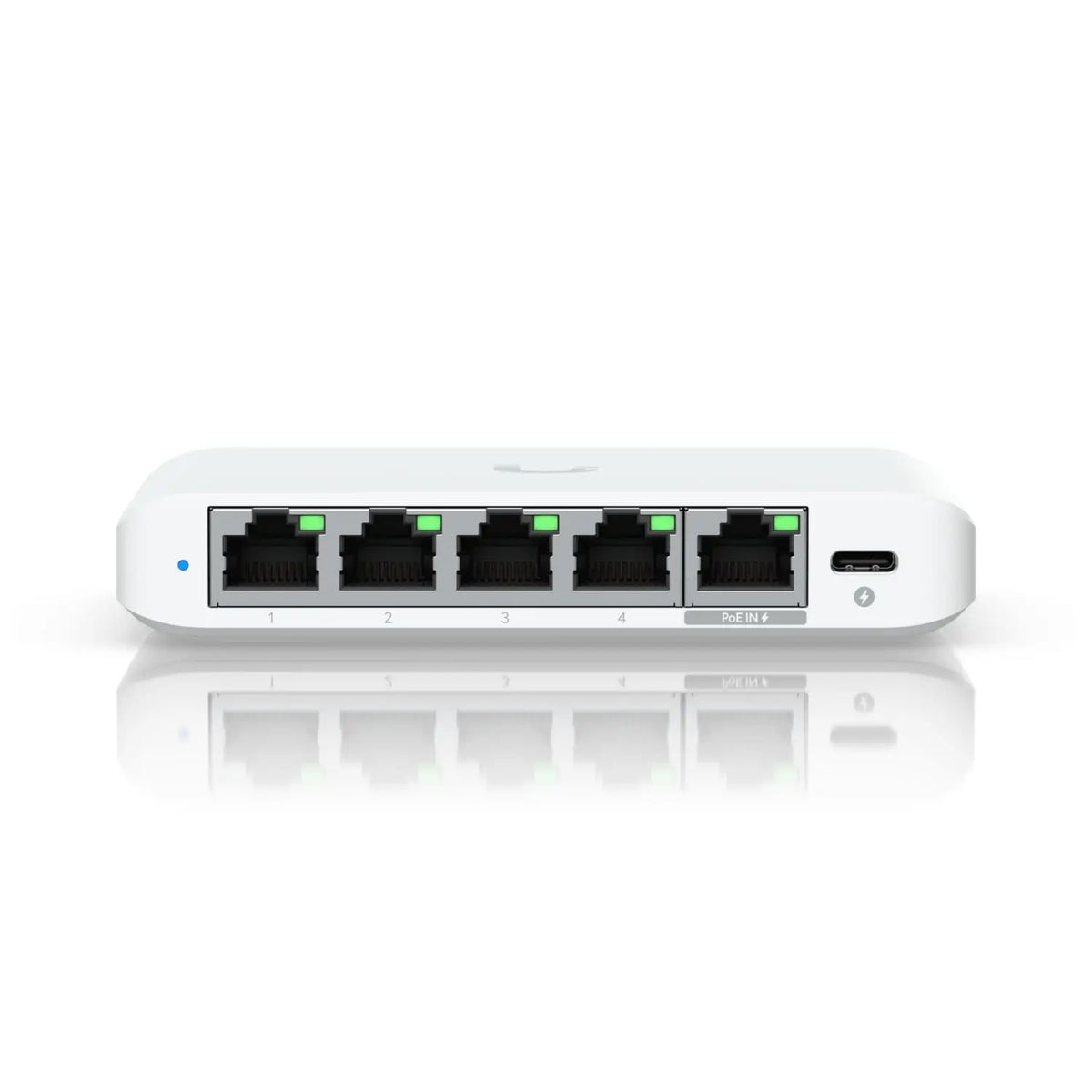 Ubiquiti Flex Mini 2.5G (4) 2.5 GbE Ports (1) PoE Input Port for Power,