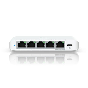 Ubiquiti Flex Mini 2.5G (4) 2.5 GbE Ports (1) PoE Input Port for Power,