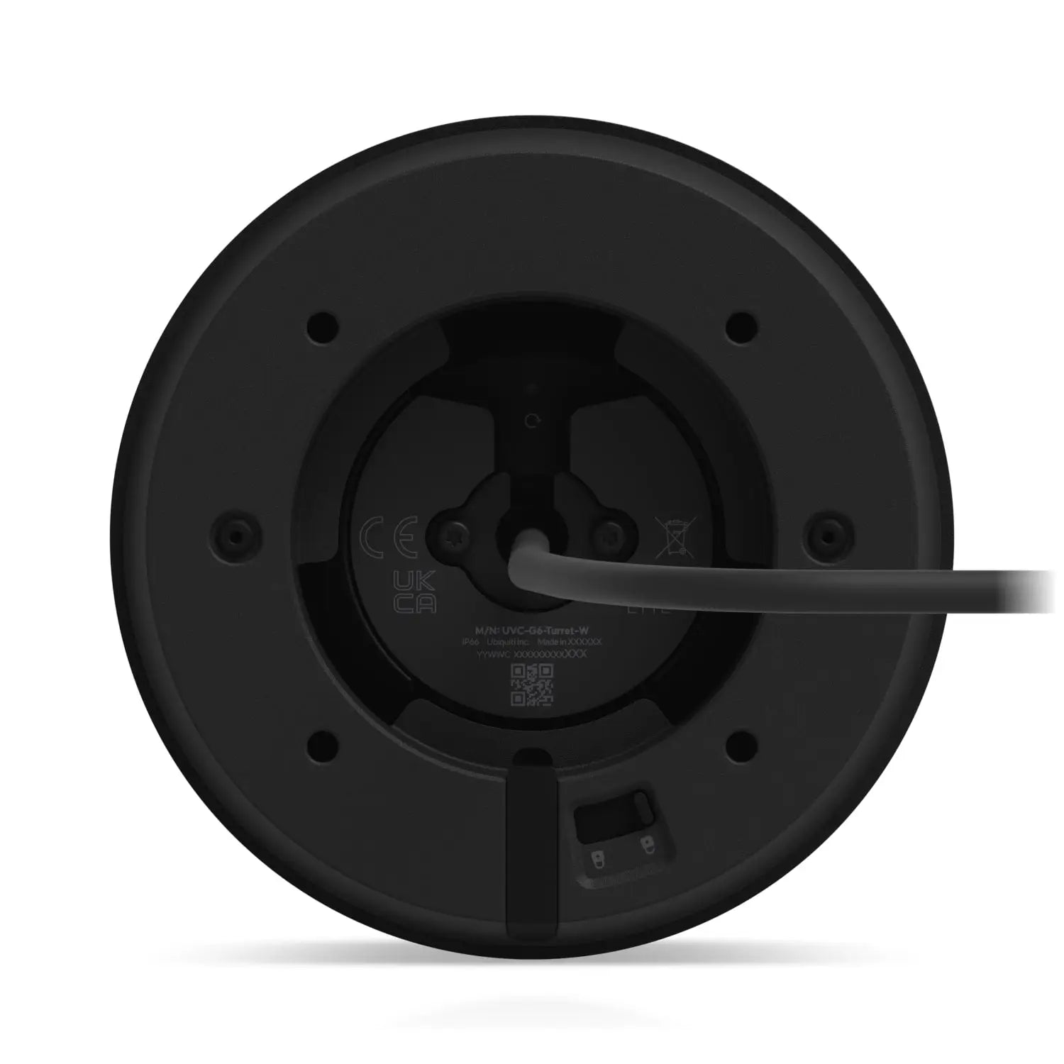Ubiquiti G6 Turret Black,All-weather,Tamper-resistant 4K PoE Camera,A 1/1.8’’ 8MP Image Sensor,Multi-TOPs AI Engine