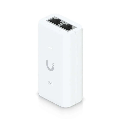 Ubiquiti PoE 802.11AF Adapter Up to 15W of Output RJ45 Data Input AC Cable With Earth Ground 2Yr Warr