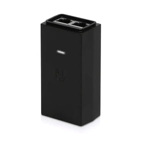 Ubiquiti PoE Injector 24VDC 12W，Black，Surge and Clamping Protection，Max Surge Discharge，Earth Ground AC Cable ，Peak