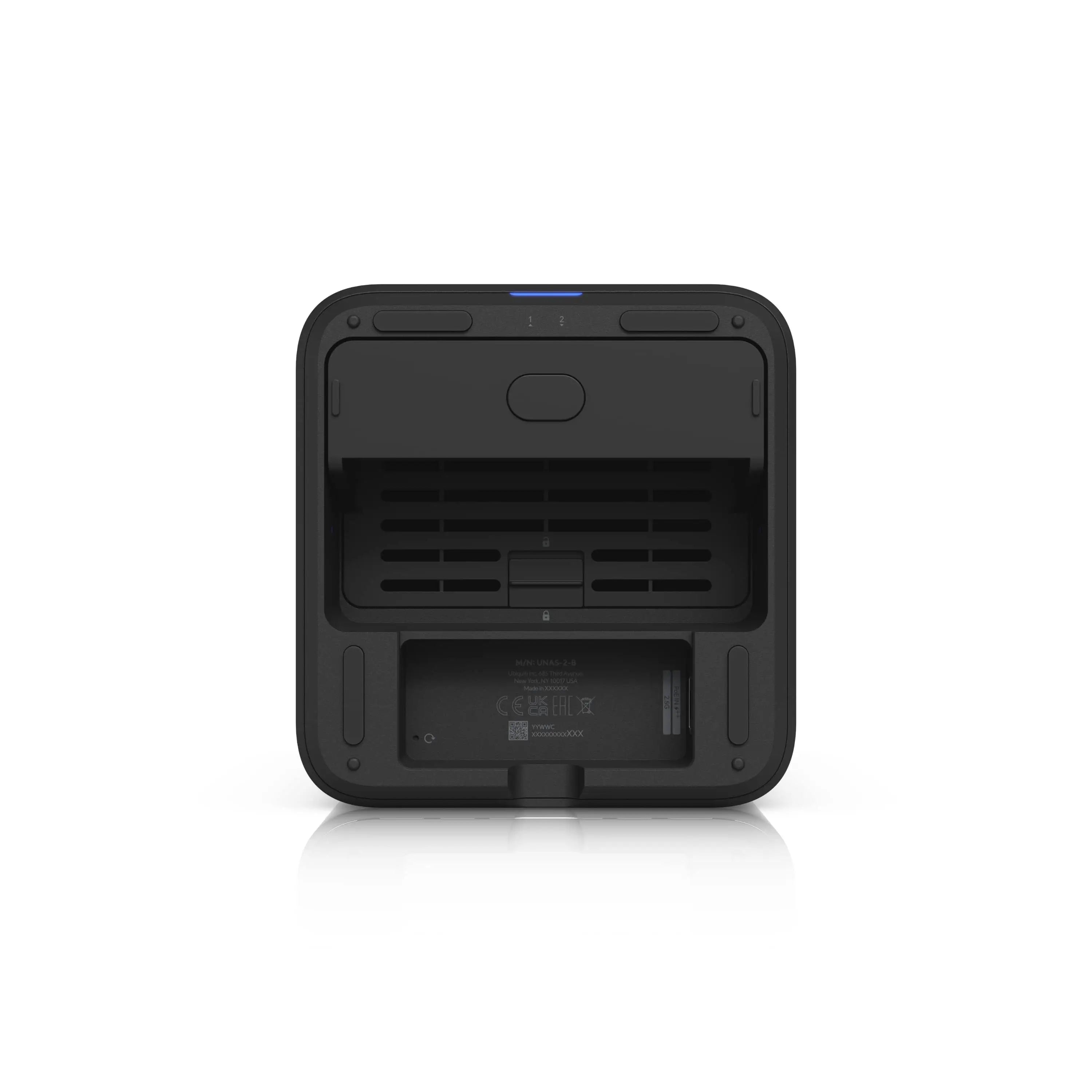 Ubiquiti UNAS 2 Black UniFi Network Attached Storage nas (2)3.5’’ HDD Bays 2.5 GbE Networking USB-C Connectivity PoE++