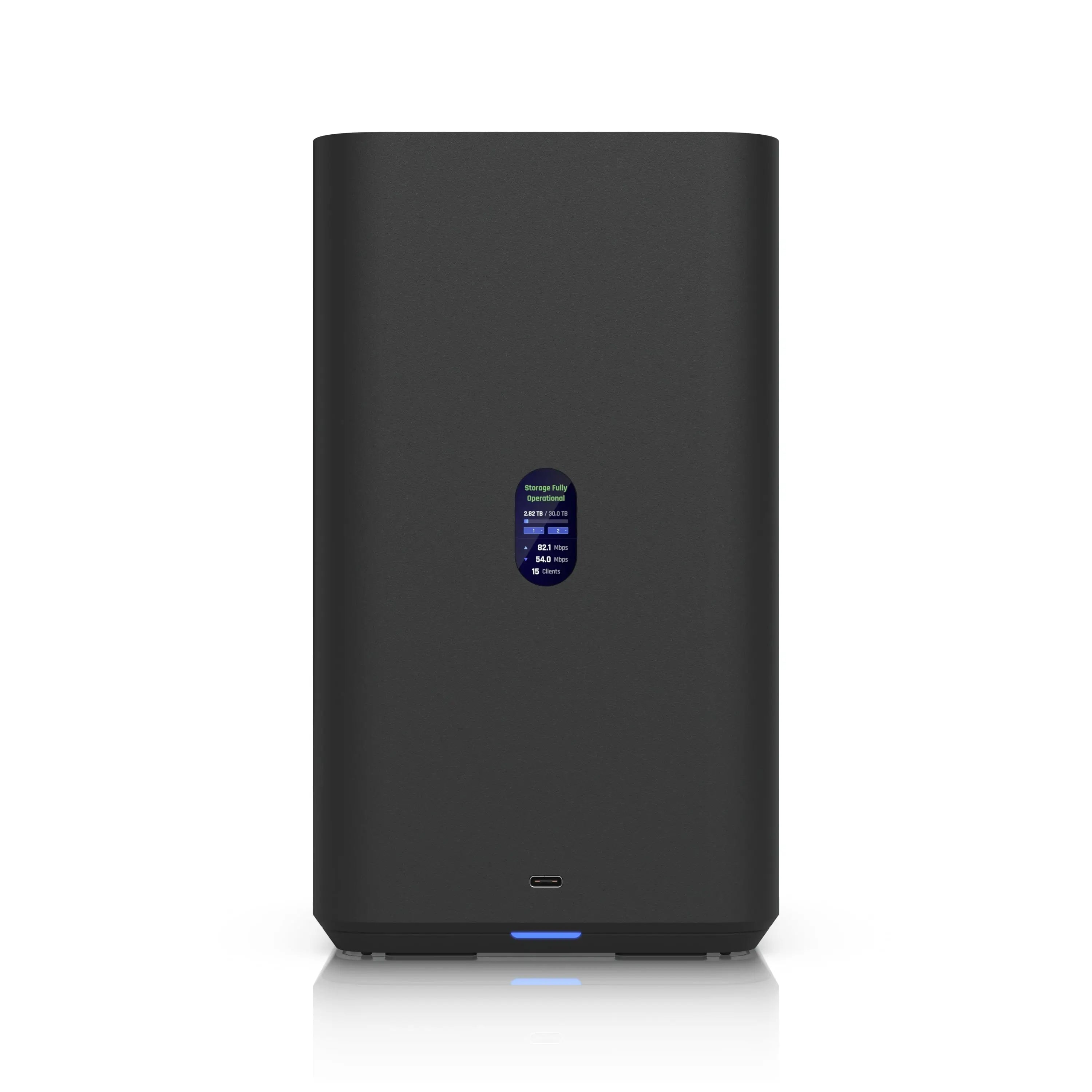 Ubiquiti UNAS 2 Black UniFi Network Attached Storage nas (2)3.5’’ HDD Bays 2.5 GbE Networking USB-C Connectivity PoE++