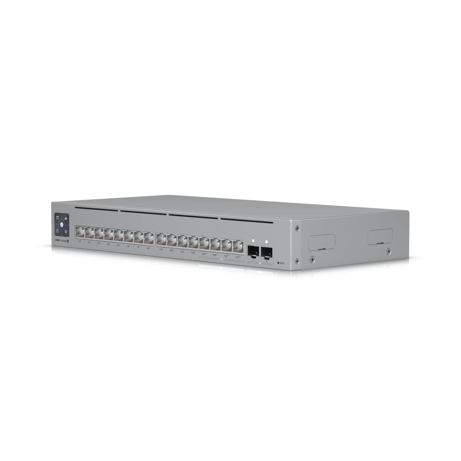 Ubiquiti UniFi Network,Pro Max 16 PoE Switch,16-port Layer 3 Etherlighting 2.5 GbE PoE++ Output Versatile Mounting