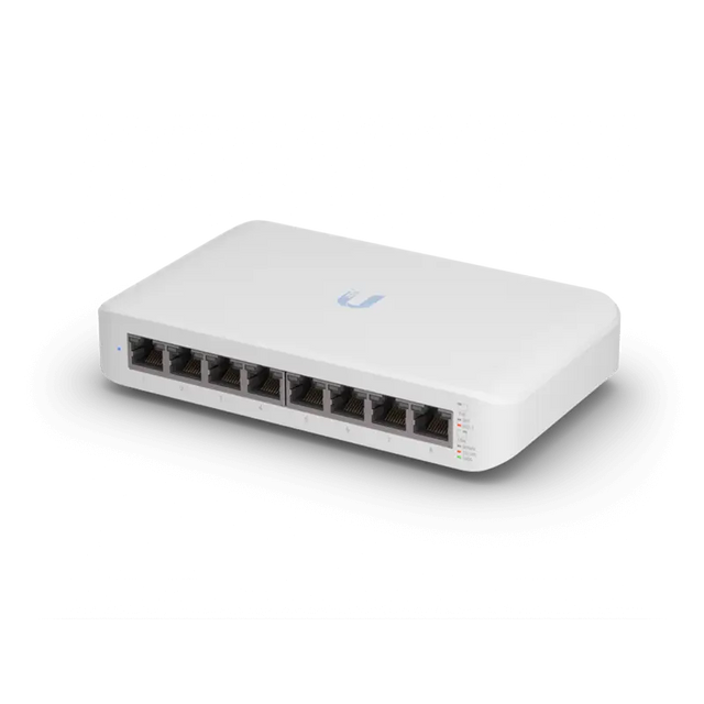 Ubiquiti UniFi Switch USW-Lite-8-POE 4x PoE Output Ports 52W Supply Fanless Wall Mount Kit Included 2Yr Warr