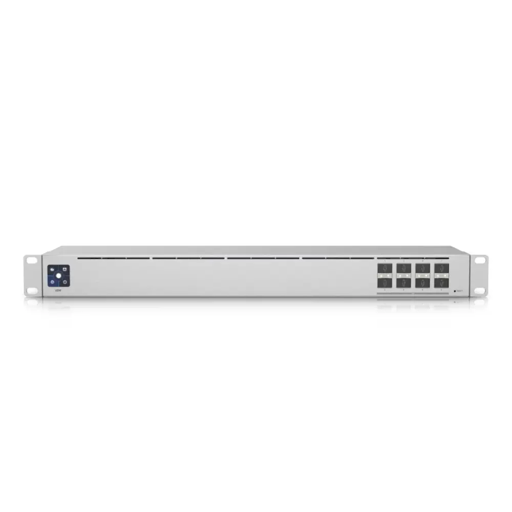 Ubiquiti UniFi USW-Aggregation 8-port 10G SFP+ Aggregation Switch Layer 2 Fanless 1U Rackmount,