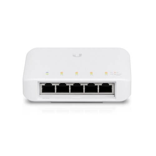 Ubiquiti UniFi USW Flex - Managed Layer 2 Gigabit Switch with Auto-sensing 802.3af PoE Support. 1x PoE In 4x PoE
