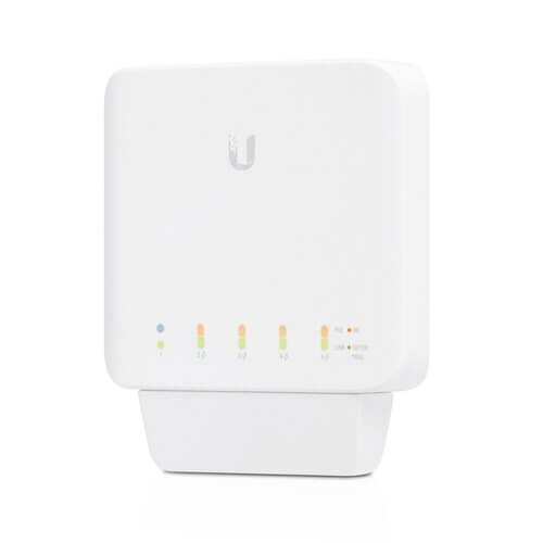 Ubiquiti UniFi USW Flex - Managed Layer 2 Gigabit Switch with Auto-sensing 802.3af PoE Support. 1x PoE In 4x PoE