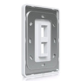 Ubiquiti Universal Paintable Keystone Wall Plate 4-Pack Cover For Clean Customizable Finish.