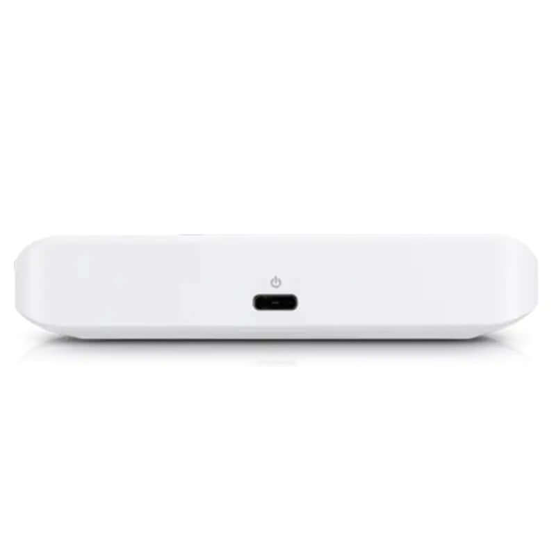 Ubiquiti USW Flex Mini, UniFi, Layer 2 Gigabit Switch, 5x GbE RJ45 Ports, Power Via PoE (802.3af) / USB Type-C 5V 1A