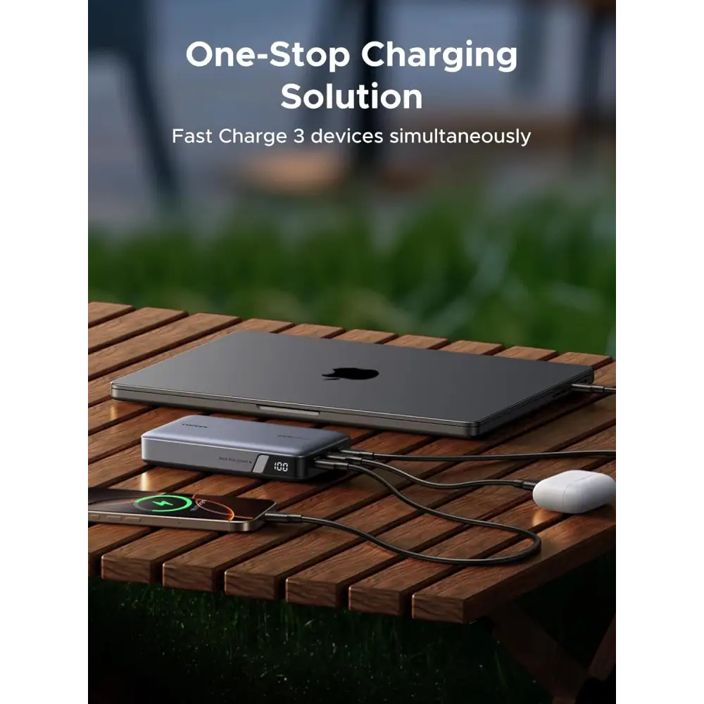 UGREEN 100W Bank 20000mAh Battery Pack USB C 3-Port PD3.0 Nexode Portable Charger Digital Display Powerbank for MacBook