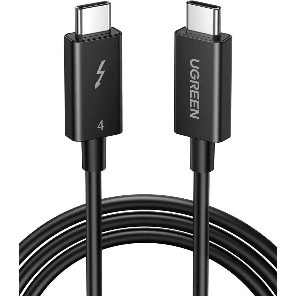 UGREEN 100W Thunderbolt 4 Cable Fast Charging Intel Certified 40Gbps Data Transfer 8K@60Hz Video Output Compatible