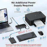 UGREEN 10Gbps USB-C Switch for 2 Computers 4-Port USB 3.2 Switcher
