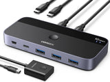 UGREEN 10Gbps USB-C Switch for 2 Computers 4-Port USB 3.2 Switcher
