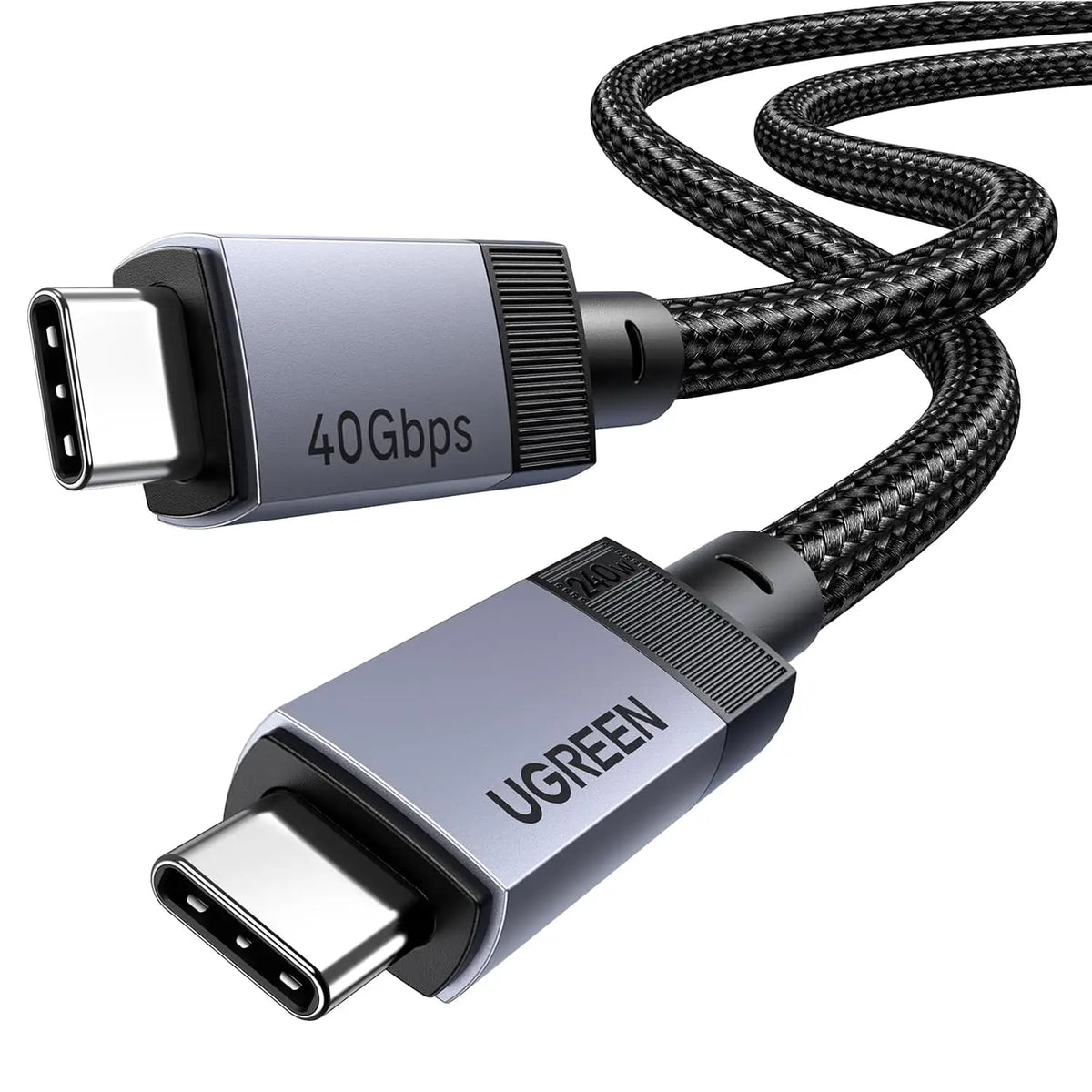 UGREEN 240W USB C Cable 4 Gen3 40Gbps PD3.1 Fast Charging Type 1M