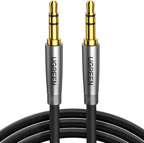 UGREEN 3.5mm Audio Cable Nylon Braided Aux Cord Male to Stereo Hi-Fi Sound Auxiliary for Headphones Car Home Stereos