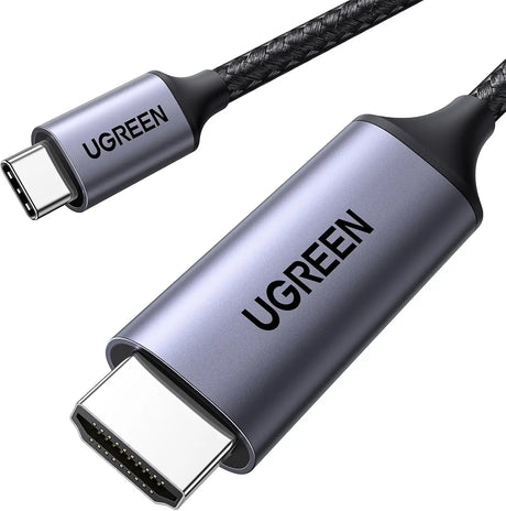 UGREEN 4K@60Hz USB C to HDMI Cable 2M Type Thunderbolt 4/3 Video Adapter for Home Office Compatible with iPhone 17 Pro