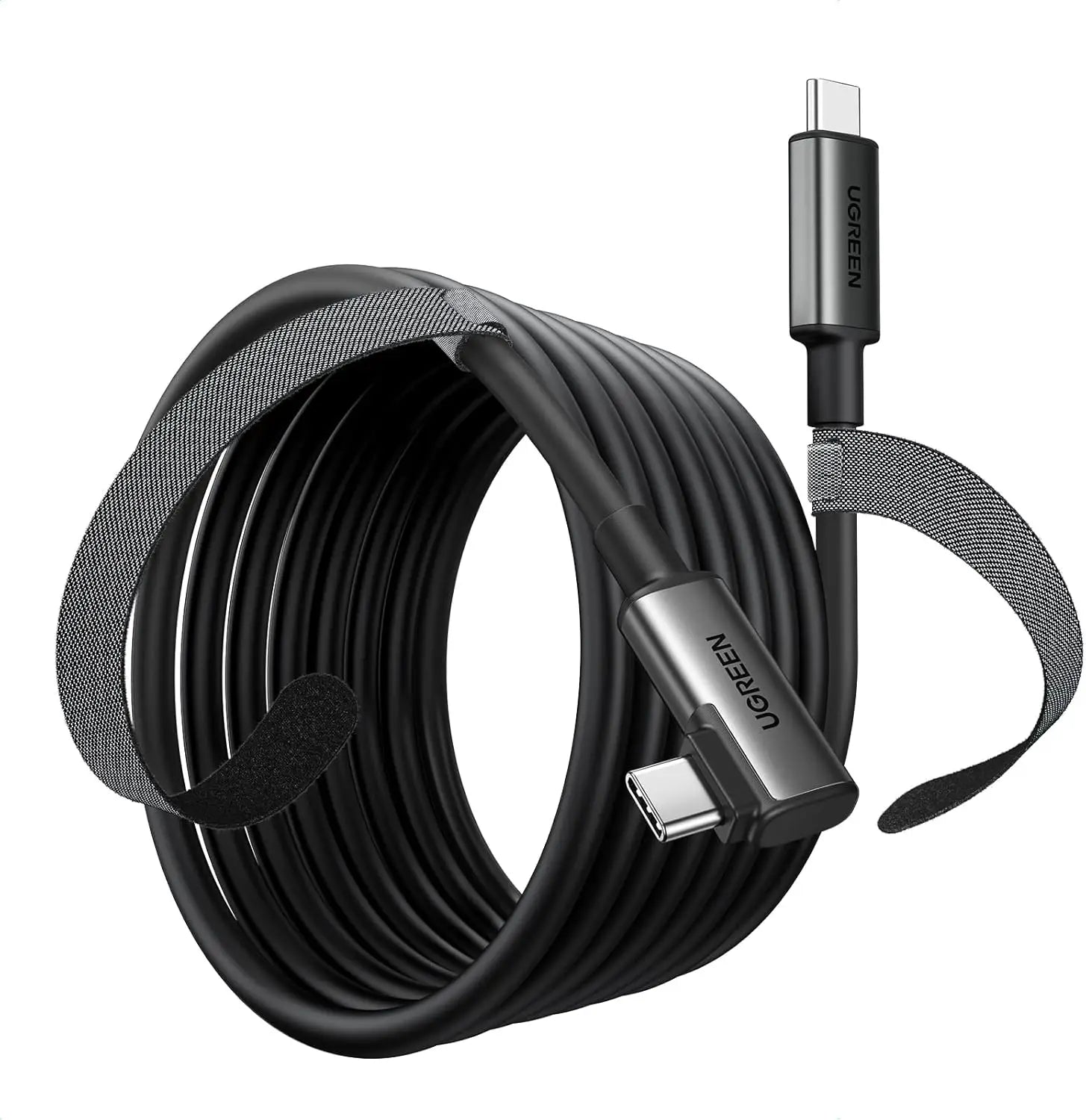 UGREEN 60W VR Link Cable 5M USB C to 3.1 5Gbps Data Transfer Right Angle Fast Charge Cord Compatible with Quest 2