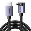 UGREEN 8K 10K HDMI Cable 90 Degree 1M 48Gbps Ultra High Speed Right Angle 2.1 Braided Cord 4K@240Hz 8K@60Hz HDCP