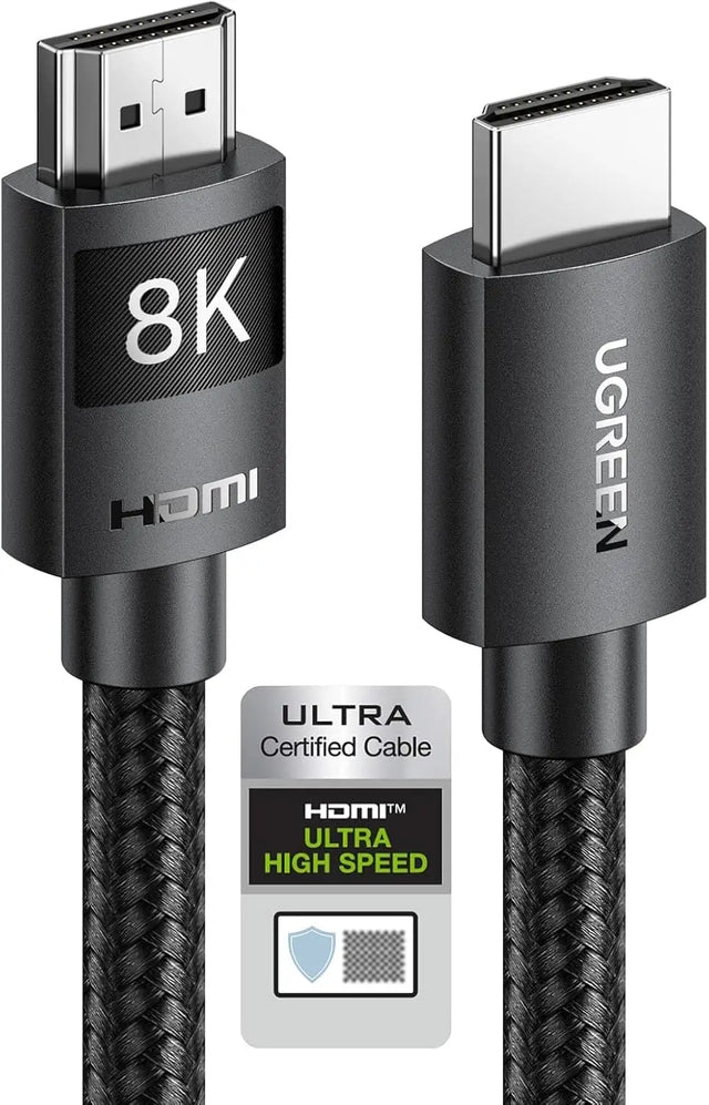 UGREEN 8K@60Hz Certified HDMI 2.1 Cable 1M Ultra Speed 10K 60Hz 4K 240Hz Braided Cord Support 48Gbps Dynamic HDR eARC