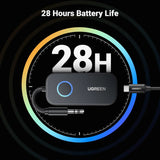 UGREEN Airplane Bluetooth 5.3 Transmitter Adapter with APTX AD/APTX HD for Airpods or Headphones Dual Pairs 2-in-1